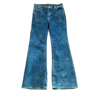 Bootcut High Rise Jeans Blue Denim Cuidado Con El Perro Size US 8 Mex 11